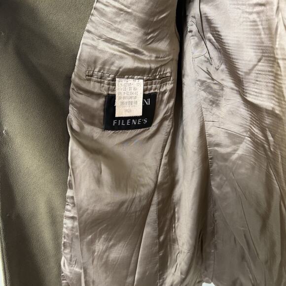 Vintage Brandini for Filene’s Olive Green 3 Button Blazer Jacket 40S - Picture 6 of 11